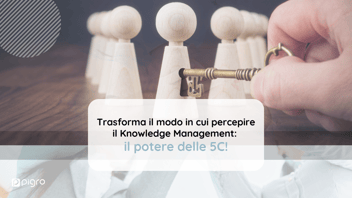 Trasforma il modo in cui percepire il Knowledge Management: il potere delle 5C!