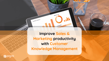How to improve the productivity of your Sales and Marketing departments with Customer Knowledge Management