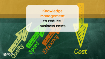 How to save cost in a company using Knowledge Management